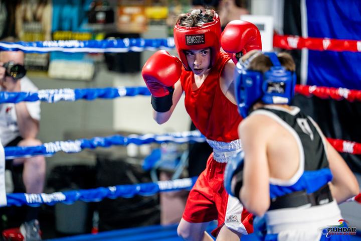 Youth bout in the ring